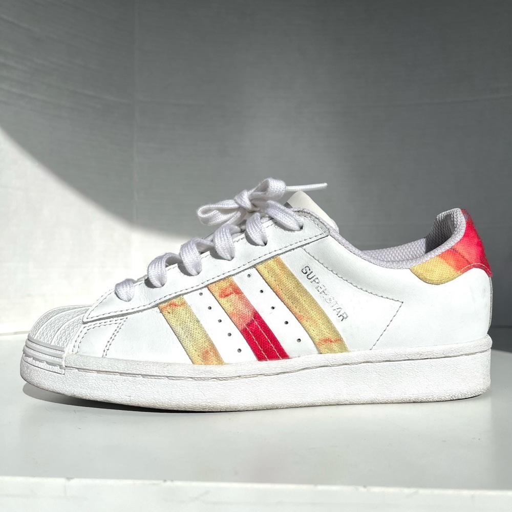 Adidas Superstar White Dreamy Color Pop Shoes - Picture 6 of 11